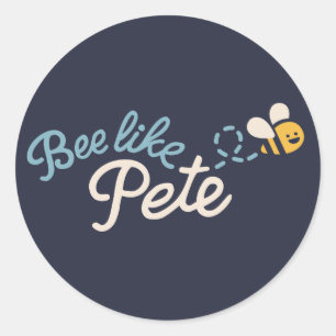 Rond Abeille Comme Sticker Pete