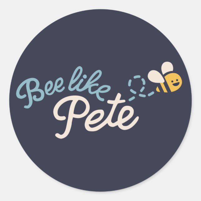 Rond Abeille Comme Sticker Pete (Devant)