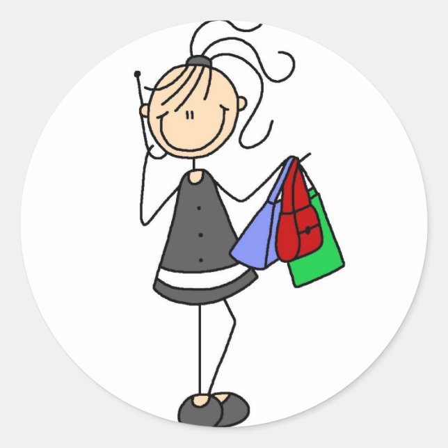 Rond Acheter Sur Sticker Cellphone (Devant)