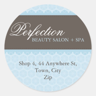 Rond ADRESSE ÉLÉGANTE STICKER :: perfection 9A