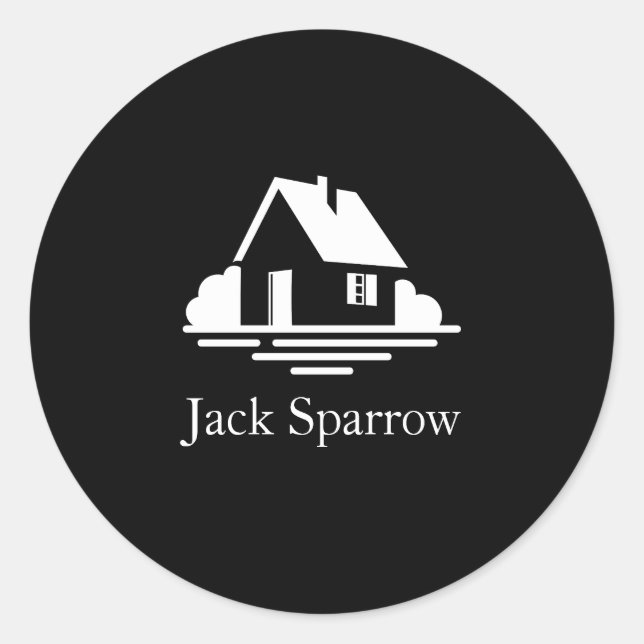 Rond Aesthetic Minimal Sticker (Devant)