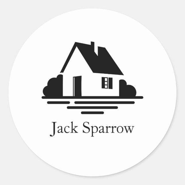 Rond Aesthetic Minimal Sticker (Devant)