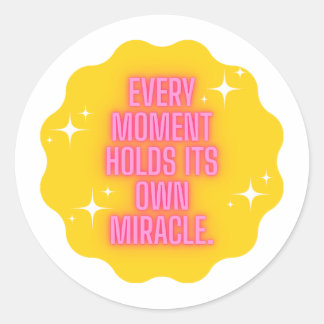 Rond Aesthetic Sparkle Quote Sticker