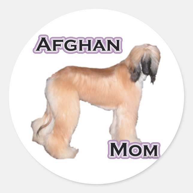 Rond Afghan Mom 4 - Sticker (Devant)