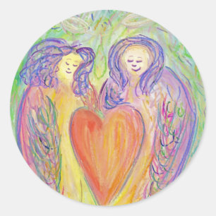 Rond Aimer Kindness Guardian Angels Art Sticker Decks