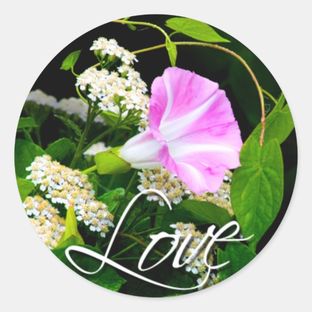 Rond Aimer Mariage Enveloppe  Sticker (Devant)