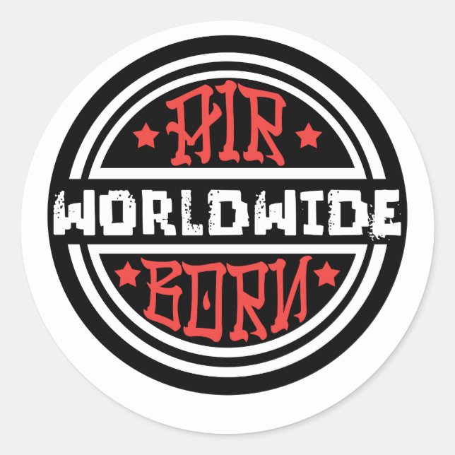 ROND AIR BORD MONDIAL STICKER (Devant)