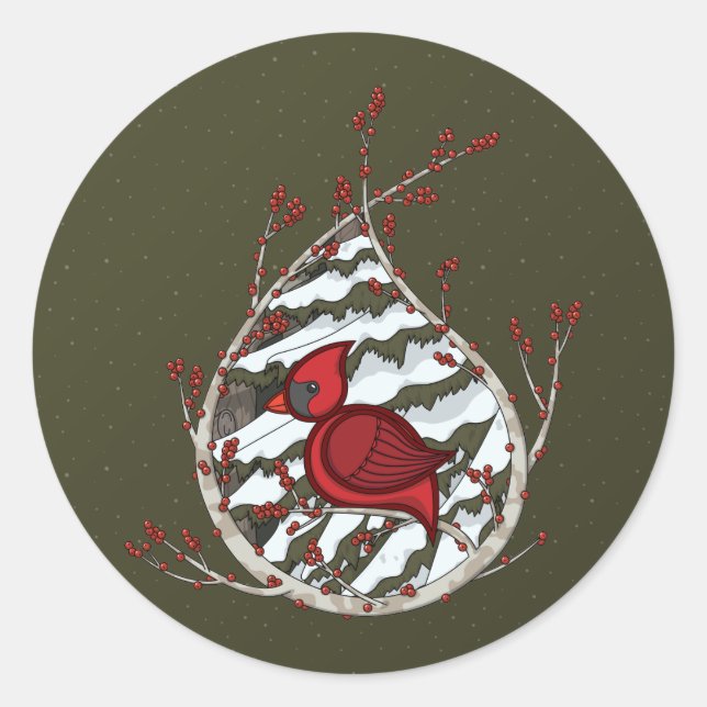 Rond Alexandre le Sticker cardinal (Devant)