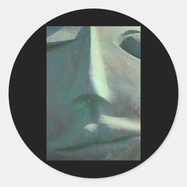 Rond Alicante À Sculpture facile Sticker vertical (Devant)