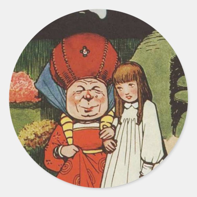 Rond Alice et la Duchesse 1 Sticker (Devant)