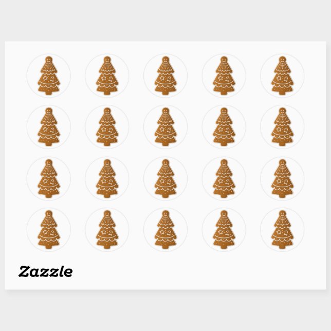 Rond Alien Christmas Sticker 4 (Feuille)