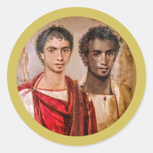 Rond Amateurs de fayum Ancienne Egypte Romaine Sticker 