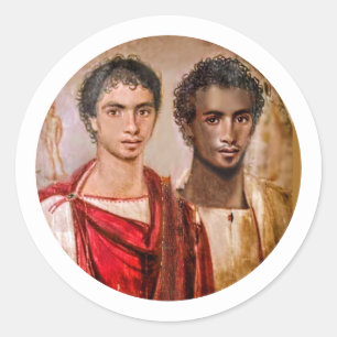 Rond Amateurs de fayum Ancienne Egypte Romaine Sticker