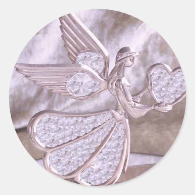 Rond Angel avec sticker cardiaque (Devant)