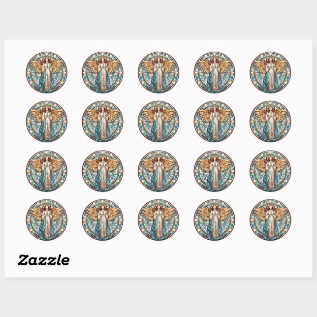 Rond Angel - Sticker (Feuille)