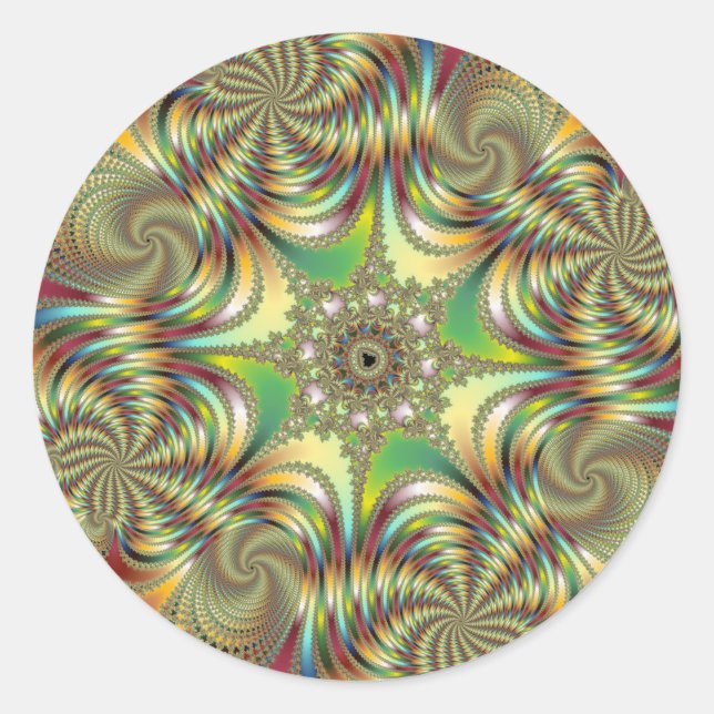 Rond Angelus - Sticker fractal (Devant)