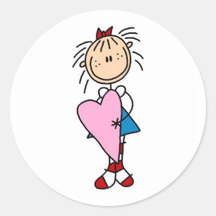 Rond Annie Avec Énorme Sticker Coeur