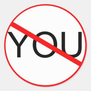 Rond Anti-You Sticker