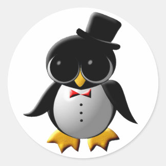 Rond Antonio le Sticker Penguin