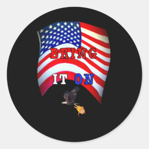 Rond Apportez-Le Sur Sticker