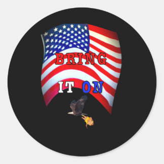 Rond Apportez-Le Sur Sticker