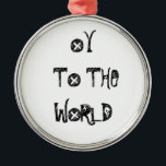 ROND ARGENTÉ ORNEMENT OY DE VACANCES AU MONDE<br><div class="desc">DONNEZ CET OY À L'ORNEMENT DU MONDE POUR TOUS POUR APPRÉCIER SUR HANOUKKA ET NOËL ET TOUT AU LONG DE L'ANNÉE.</div>
