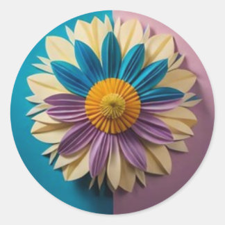 Rond Art Sticker Floral Multicolor