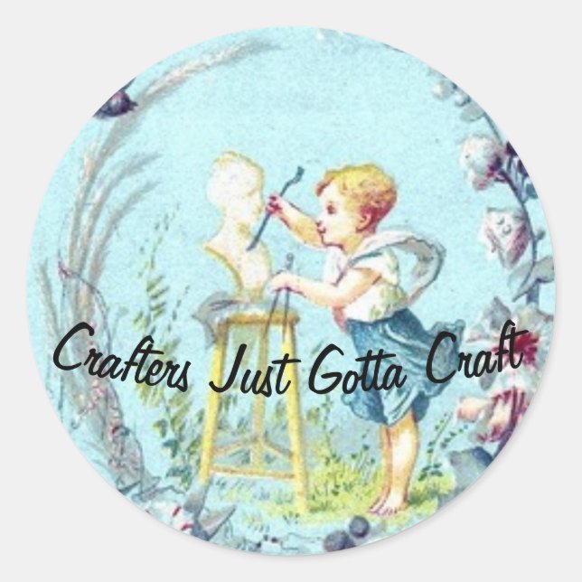 Rond Artisanat Gotta Craft Sticker (Devant)