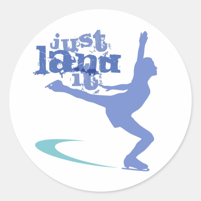 Rond Attrapez-Le ! Sticker pour le patinage sur glace (Devant)