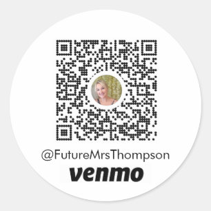 Rond Bachelorette Achetez-lui un Verre Venmo Sticker