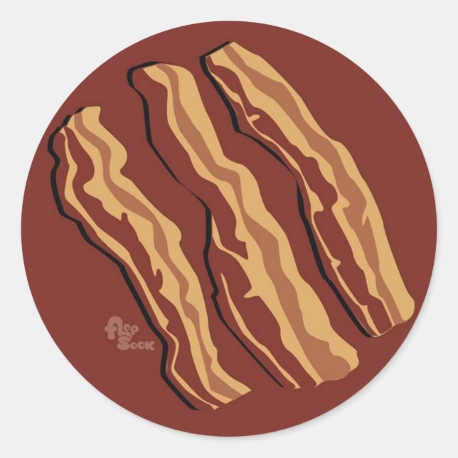 Rond Bacon Sticker (Devant)