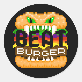 Rond Bactage de Beatburger Retour Monster Logo Sticker