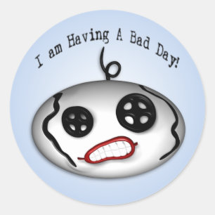 Rond Bad Day Sticker