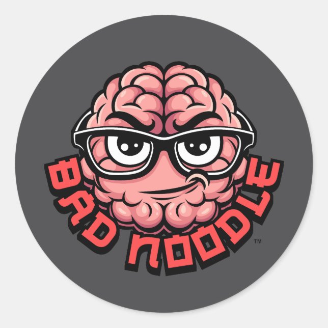 Rond Bad Noodle Sticker (Devant)