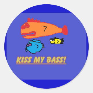 Rond baiser mon sticker basse