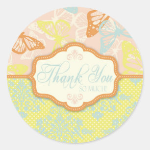 Rond Baisers à papillon Sweet TY Sticker