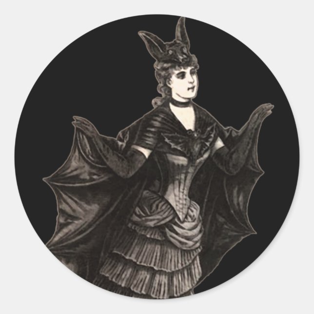 Rond Batte victorienne - Sticker #2 (Personnaliser) (Devant)