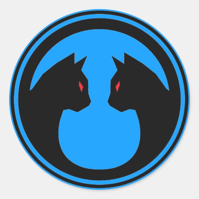 Rond Battle Cats Logo Sticker (feuille de 20) (Devant)