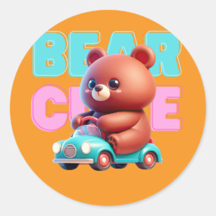 Rond Bear Cute Sticker