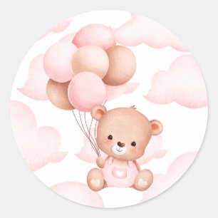 Rond Bearly Wait Sticker