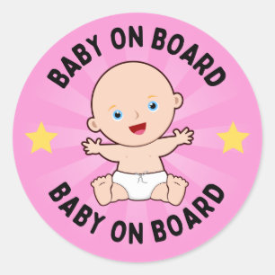 Rond Bébé à bord Sticker