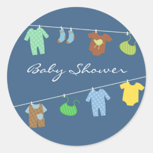 Rond Bébé garçon Sticker douche