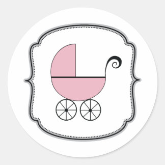 Rond Bébé Sticker Buggy