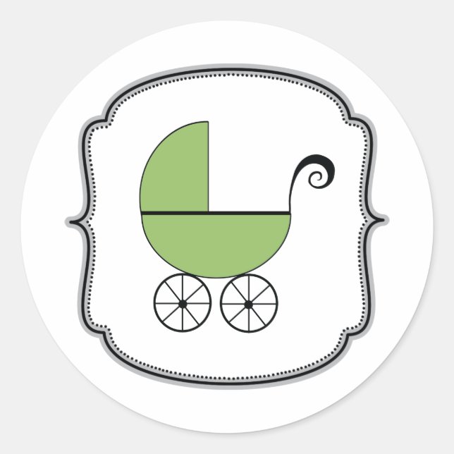 Rond Bébé Sticker Buggy (Devant)