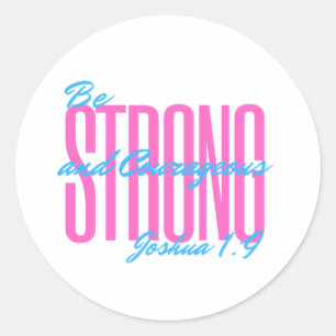 Rond Bible Verse Joshua Sticker 9:1