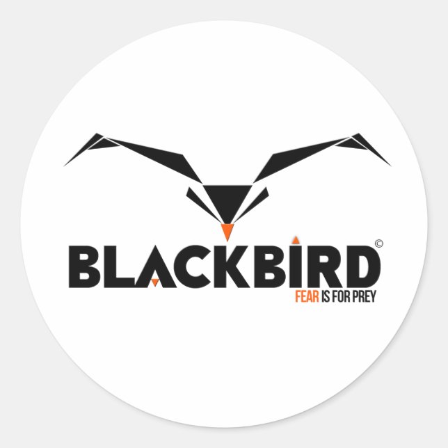 Rond BlackBird Fear est pour Prey Sticker (Devant)