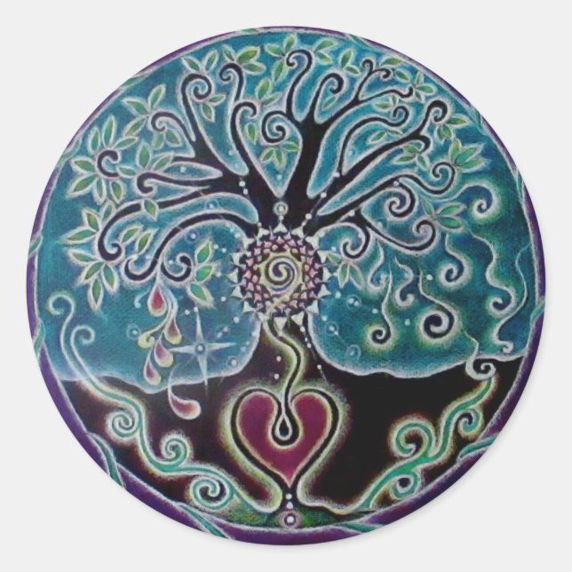 Rond Blesstree of Life Sticker Mandala (Devant)
