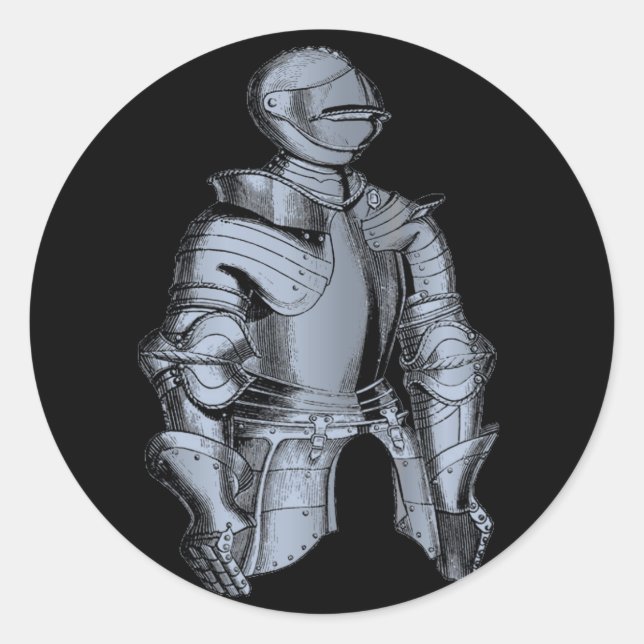 Rond Bleu Knight Sticker (Devant)