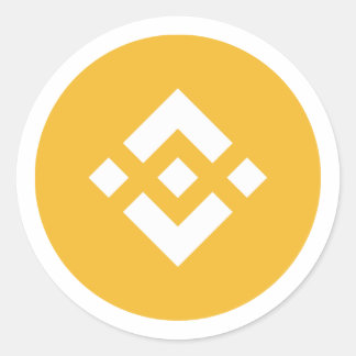 Rond BNB Binance sticker