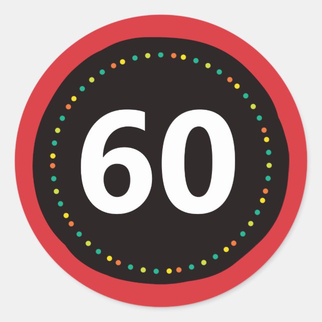 Rond Boomer | Sticker | Rouge (Devant)